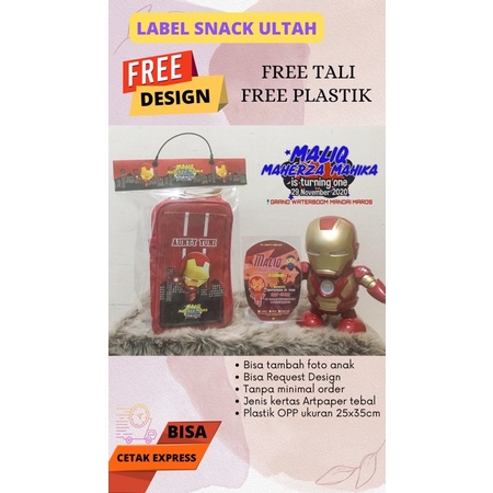 

LABEL SNACK ULANG TAHUN