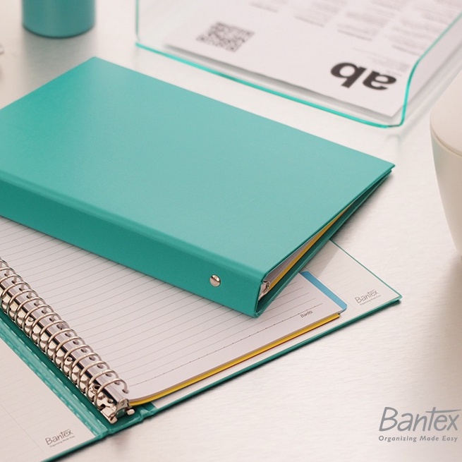 

Bantex Binder Polos B5 26 Ring Turquoise Multiring Binder