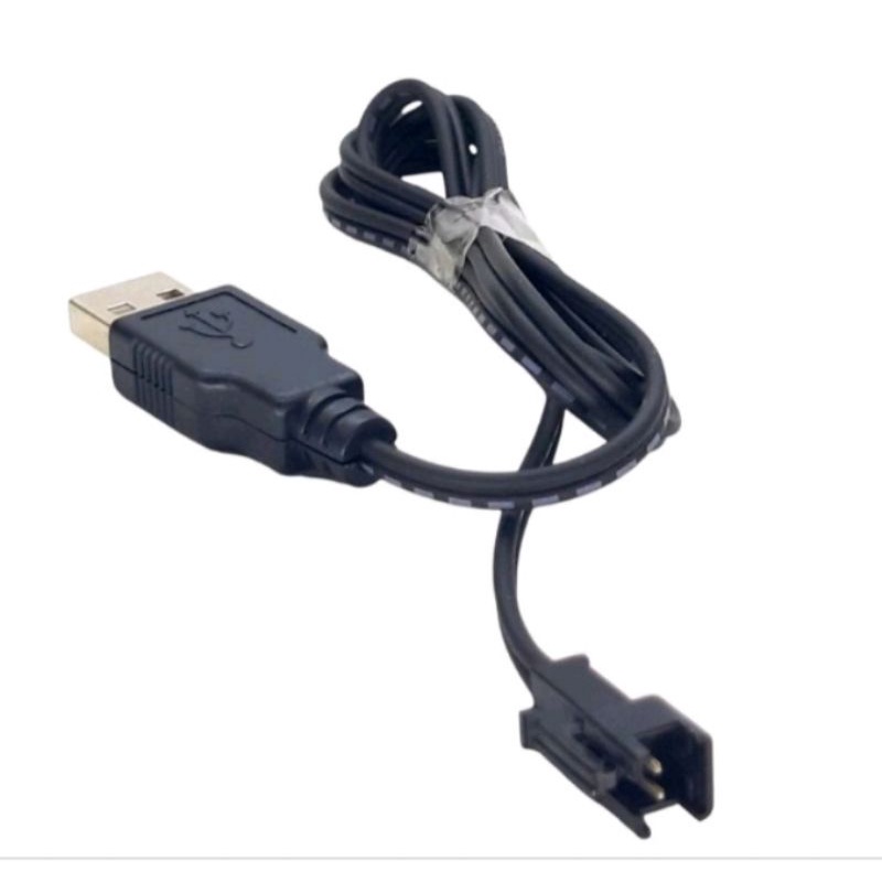 Kabel USB Soket Hitam Kabel Batreai Cas Batreai Rc Mobil Remot Control 3.6 Volt