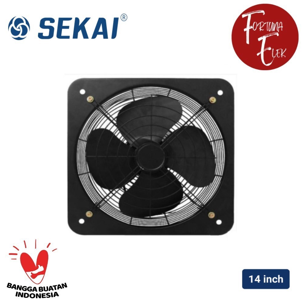 SEKAI Exhaust Industrial Fan 14 Inch / 35 cm IME 1472 N Full Metal Besi