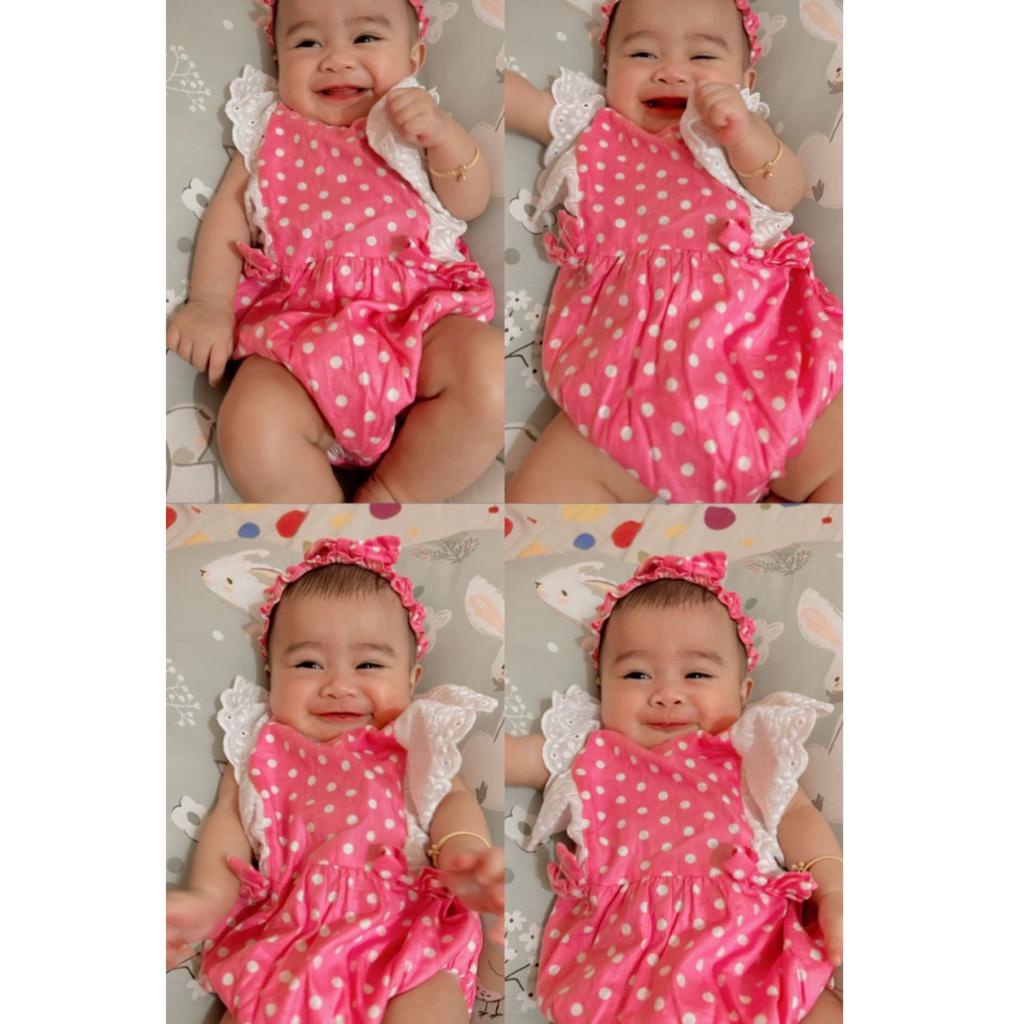 Dominika / JULIE SET / TALITHA  / GEMPITA LOVE ASTER  Baju Setelan Jumper Rok Bunga Bandana Sepatu Pergi Lucu Fashion Anak Bayi Perempuan Cewek