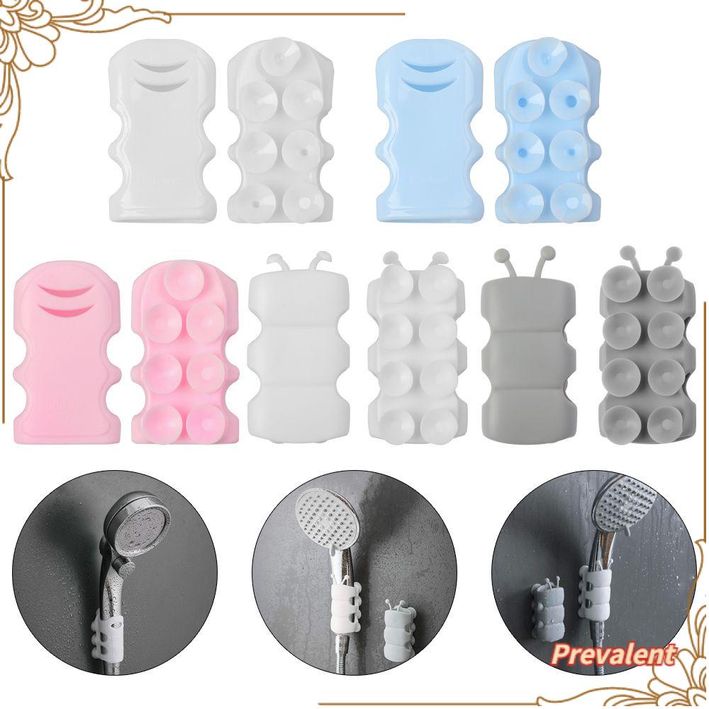 Preva Shower Head Holder Removable Suction Cup Punch-free Adjustable Rak Dinding