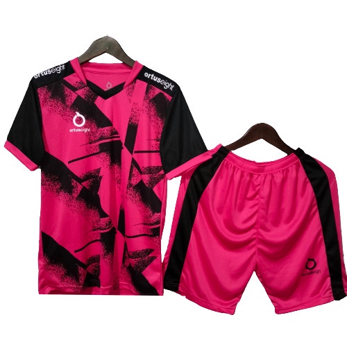 PG - jersey stelan bola futsal dewasa pria wanita - Pink, M