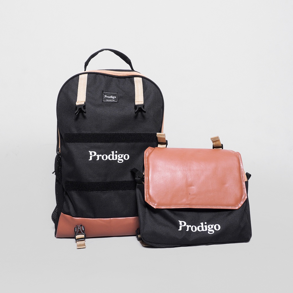 Prodigo * Tas Backpack Raiba 2 in 1 | Tas Ransel | Tas Laptop Pria | Tas Selempang | Tas Multifungsi