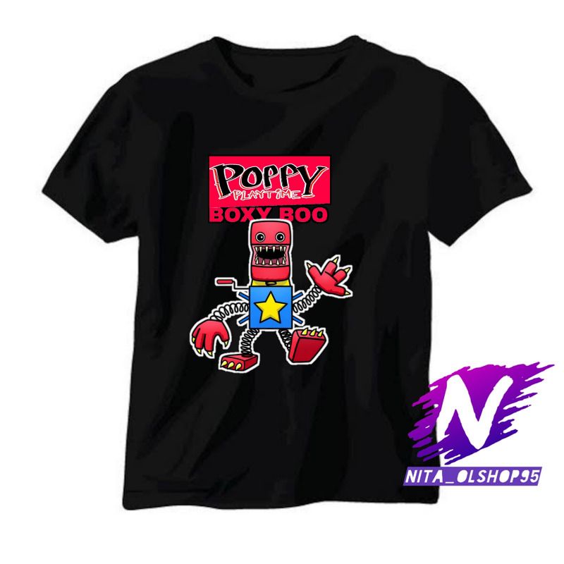 baju anak kaos anak monster boxy boo