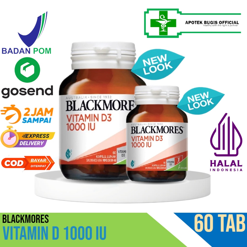 Blackmores Vitamin D3 1000 IU 60 Kapsul