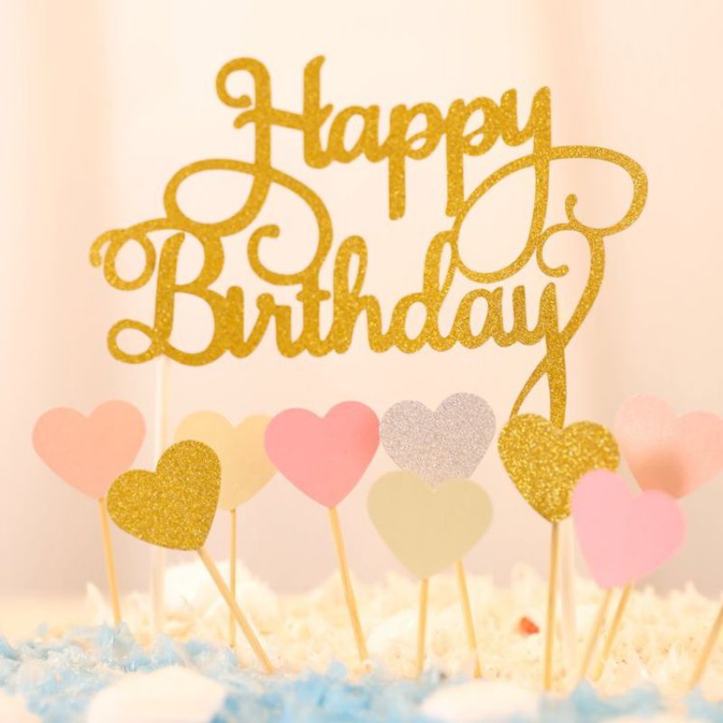 Cake Topper Birthday, Hiasan Kue Ulang tahun, Birthday snack, snack tower