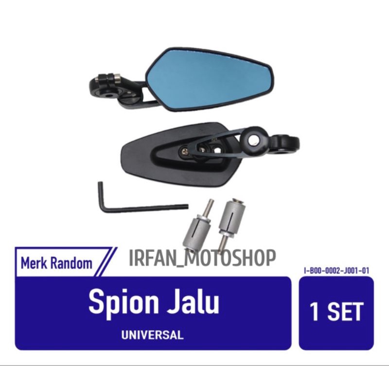 Spion Jalu Oval BAR END Original  VND PREMIUM Universal BEAT FI VARIO NMAX AEROX SCOOPY PIAGGIO