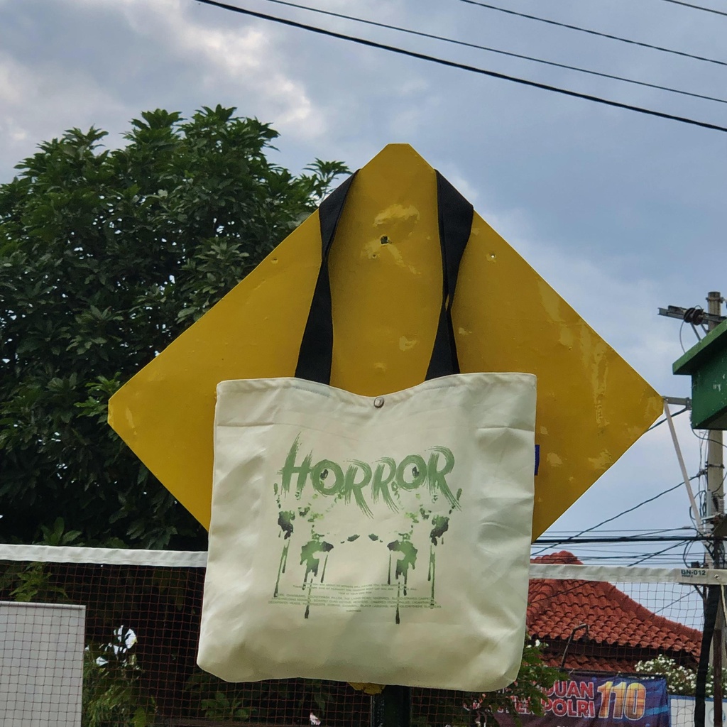 Tas Tote Bag - Alien Attack Horror