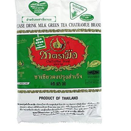 

リ Thai tea green tea mix cha tra mue Hijau thai tea Thailand 200 gram Hot!!