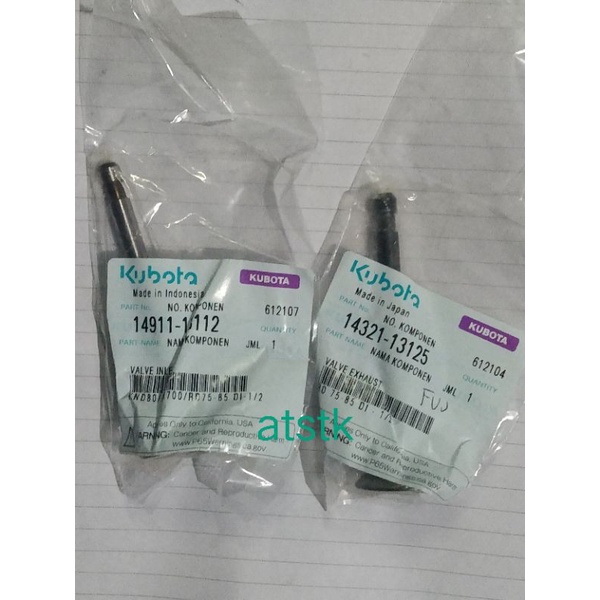 klep kubota rd85 original