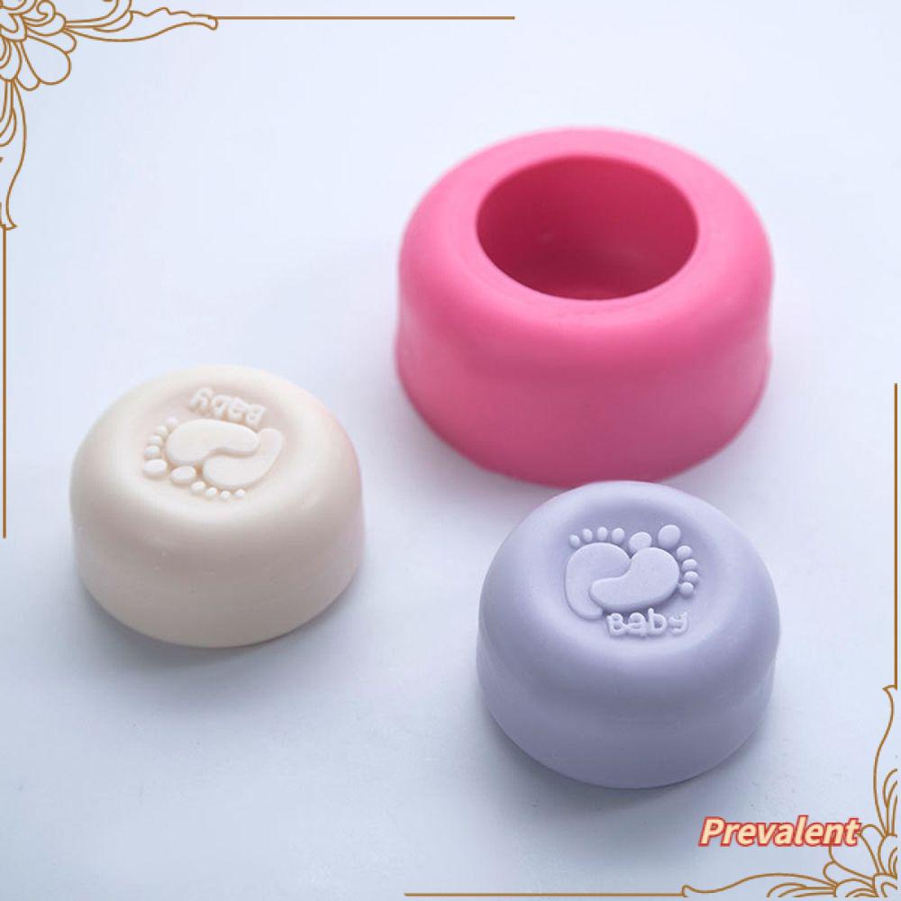 Preva Cetakan Sabun Silikon Dekorasi Rumah 3D Kaki Bayi Berbentuk Handmade Soaps Supplies