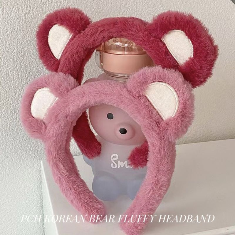 PCH KOREAN BEAR FLUFFY HEADBAND