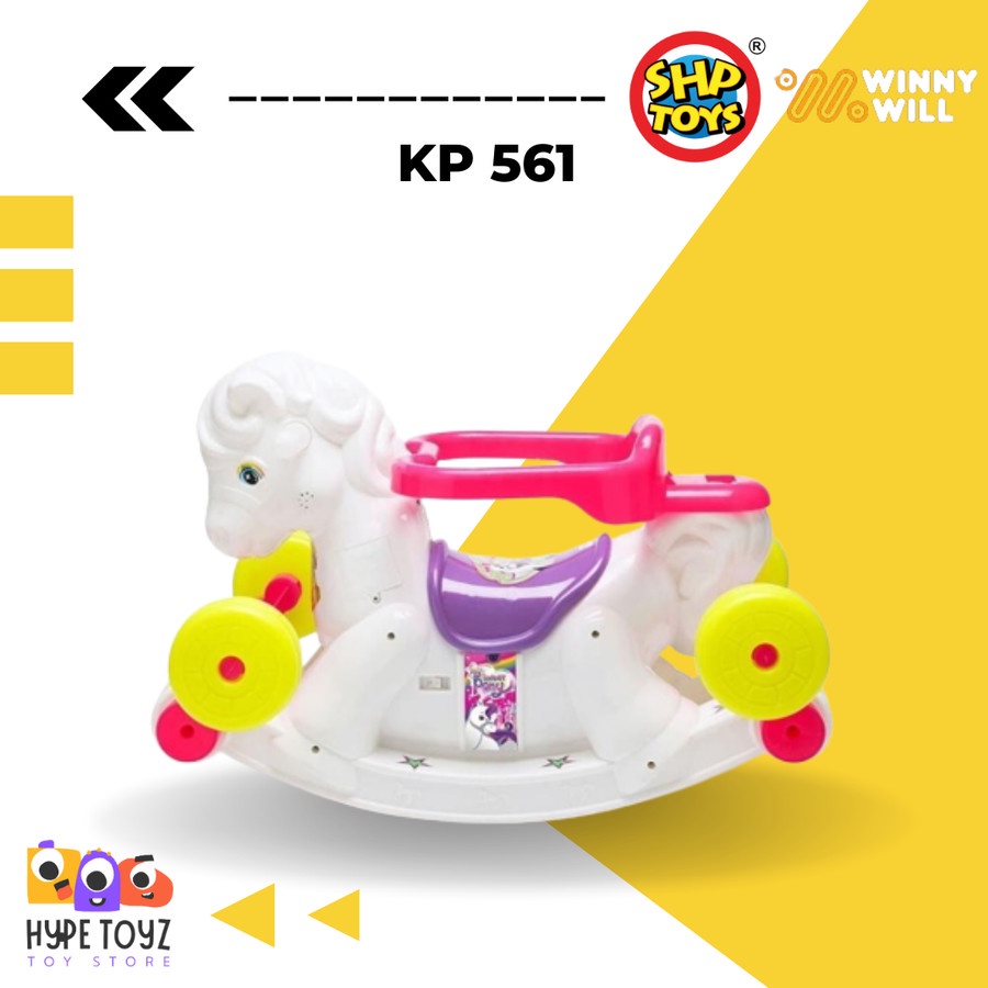 Mainan Anak Kuda Kudaan Putih Maenan Anak Tunggang KP 561 SHP TOYS