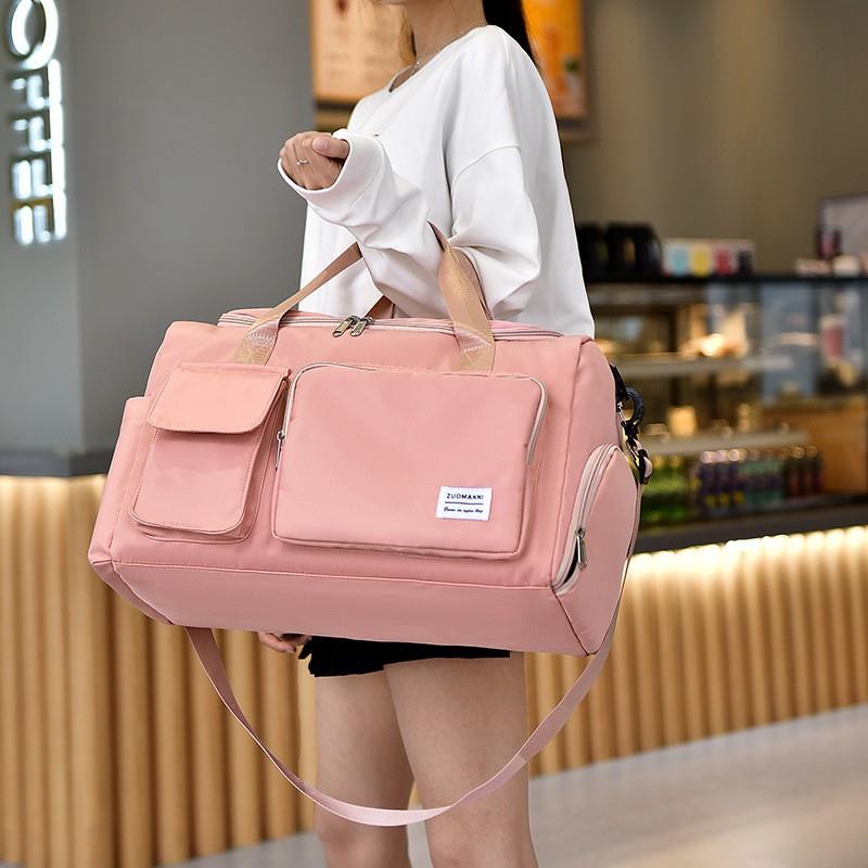 VanGogh  Traval Untuk Gym Fitness Aerobic Tas Olahraga Duffel Bag Anti Air Tas pink shabby stabby