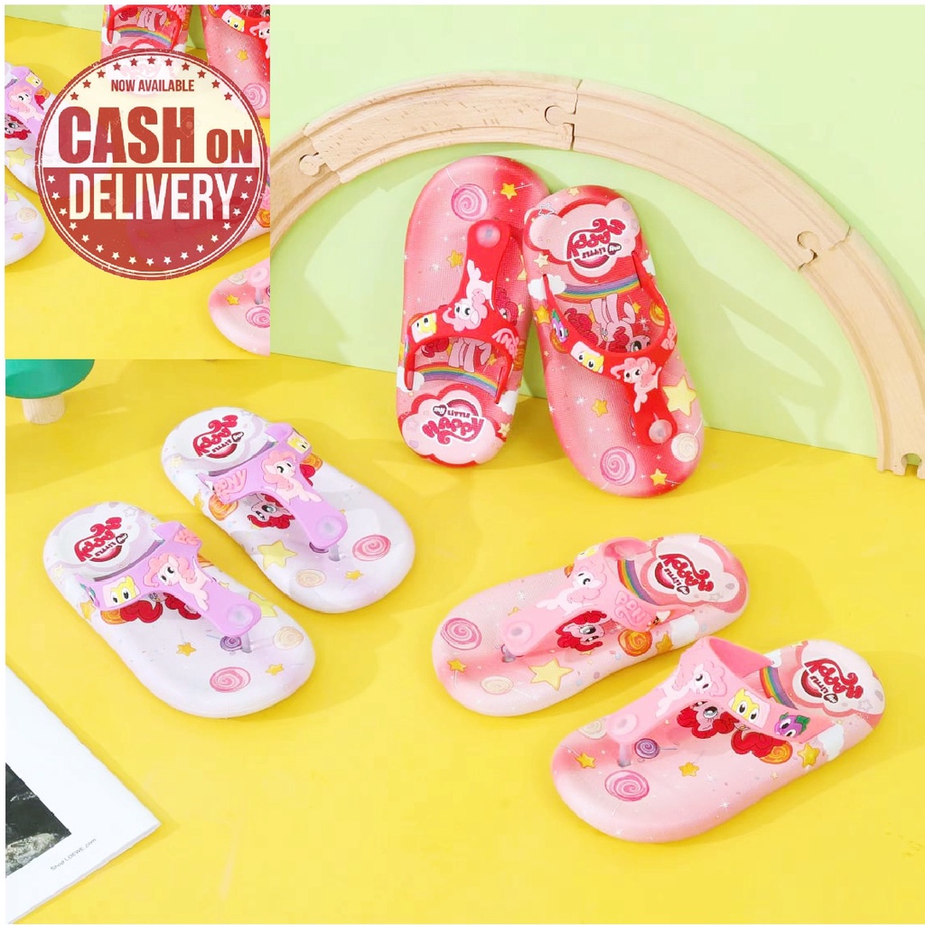 Sendal Anak perempuan karet lol motif terbaru bisa cod 1-7 thn