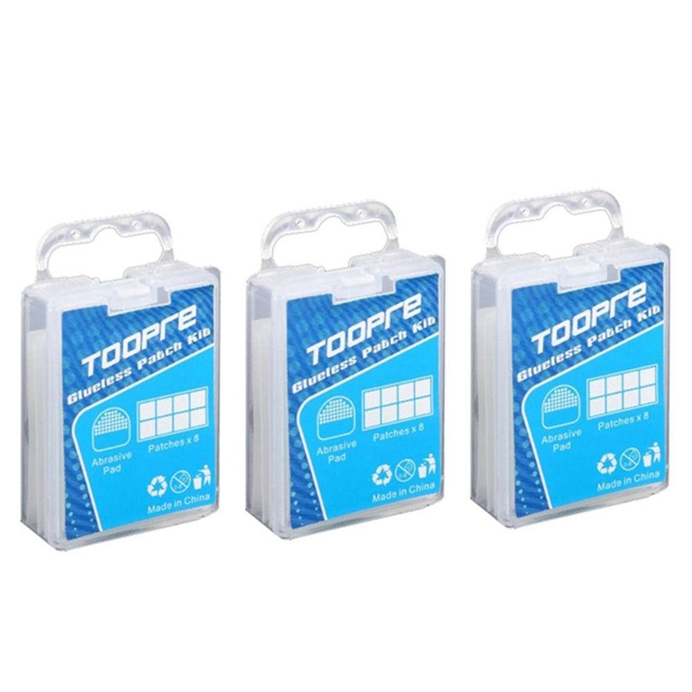 Lanfy Kit Tambal Ban Sepeda Perbaikan Aksesoris Ban Sepeda Jalan Gunung File Ban Sepeda Tambal Ban Sepeda Bulat Tambal Ban Dalam Karet Tempelan Tusukan