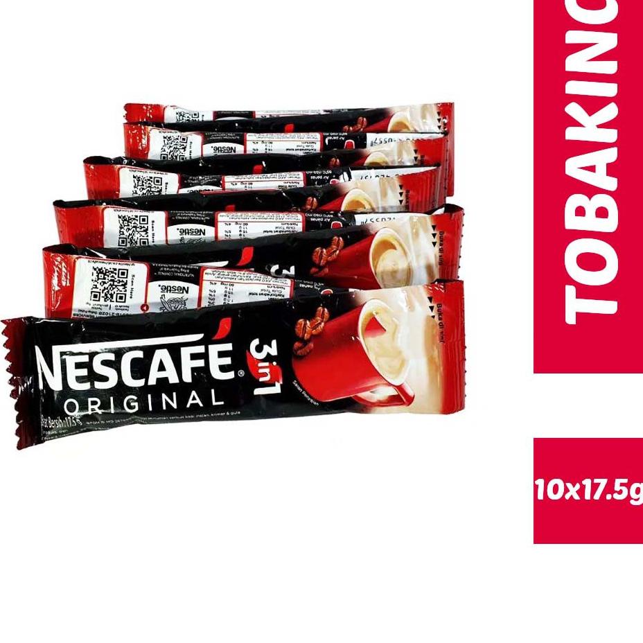 

TERBARU Kopi Nescafe Original 3 IN 1 Sachet 17.5gr x 10 renceng