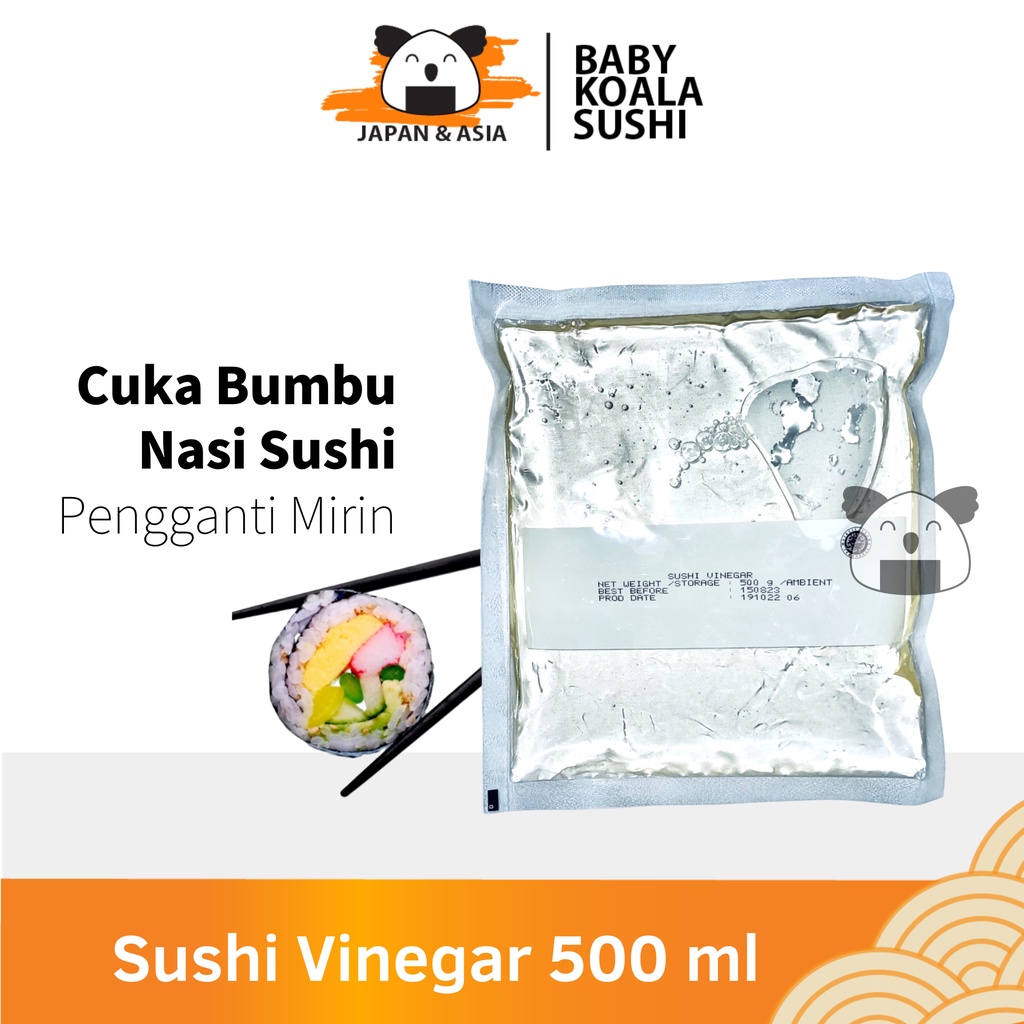 SUSHI VINEGAR Cuka Nasi Sushi 500 g Halal │ Bumbu Seasoning Sushi