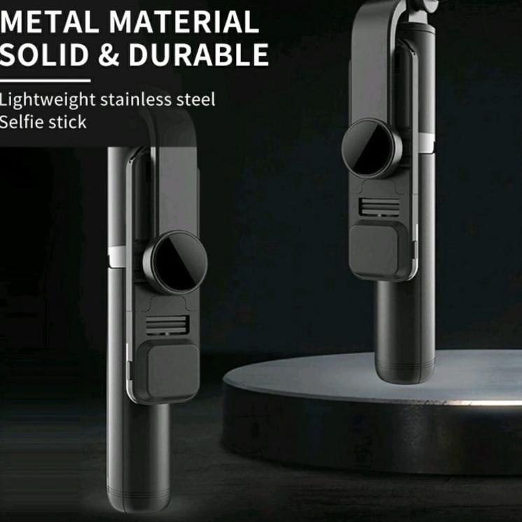 Kode2t7Sh tongsis lampu panjang 1 meter H1S tongsis tripod bluetooth lampu selfie remote selfie stic