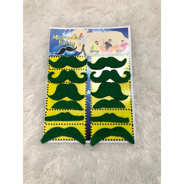 Grosir Kumis Palsu Tempelan Aksesoris Fashion Natal | Kumis Fashion