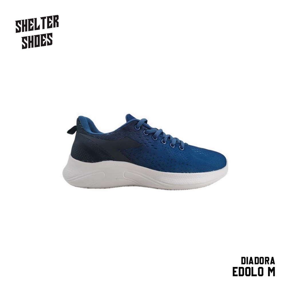 SEPATU RUNNING DIADORA EDOLO DARK BLUE ANGELO GREY WHITE SNEAKERS ORIGINAL MURAH SALE DISKON