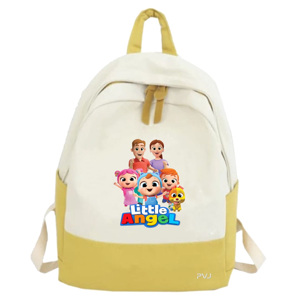 PVJ - Tas Anak Perempuan Motif Little Anggel Ransel Sekolah SD