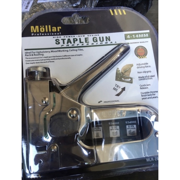 

Steples Gun Tacker Mollar 3 in 1 / Steples Tembak