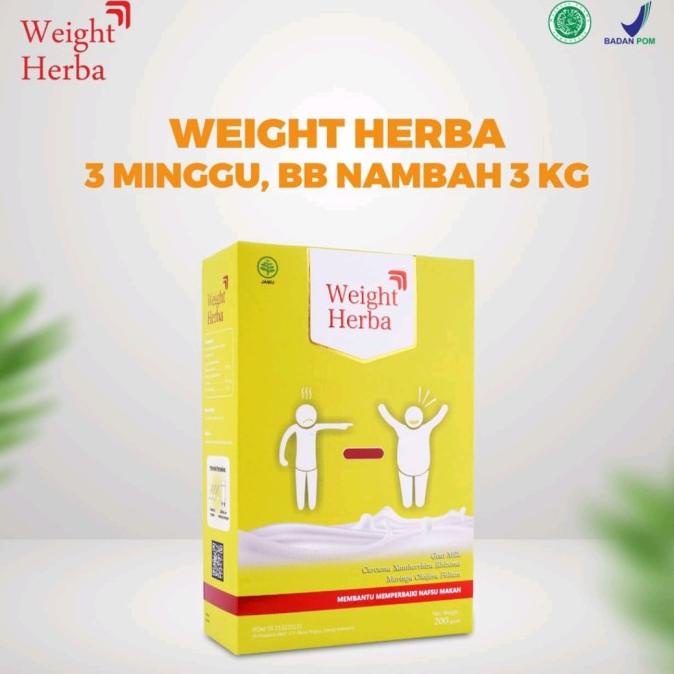 

[BISA COD] Weight Herba Susu Etawa - Penggemuk Badan Tanpa Gula & Tanpa Olahraga