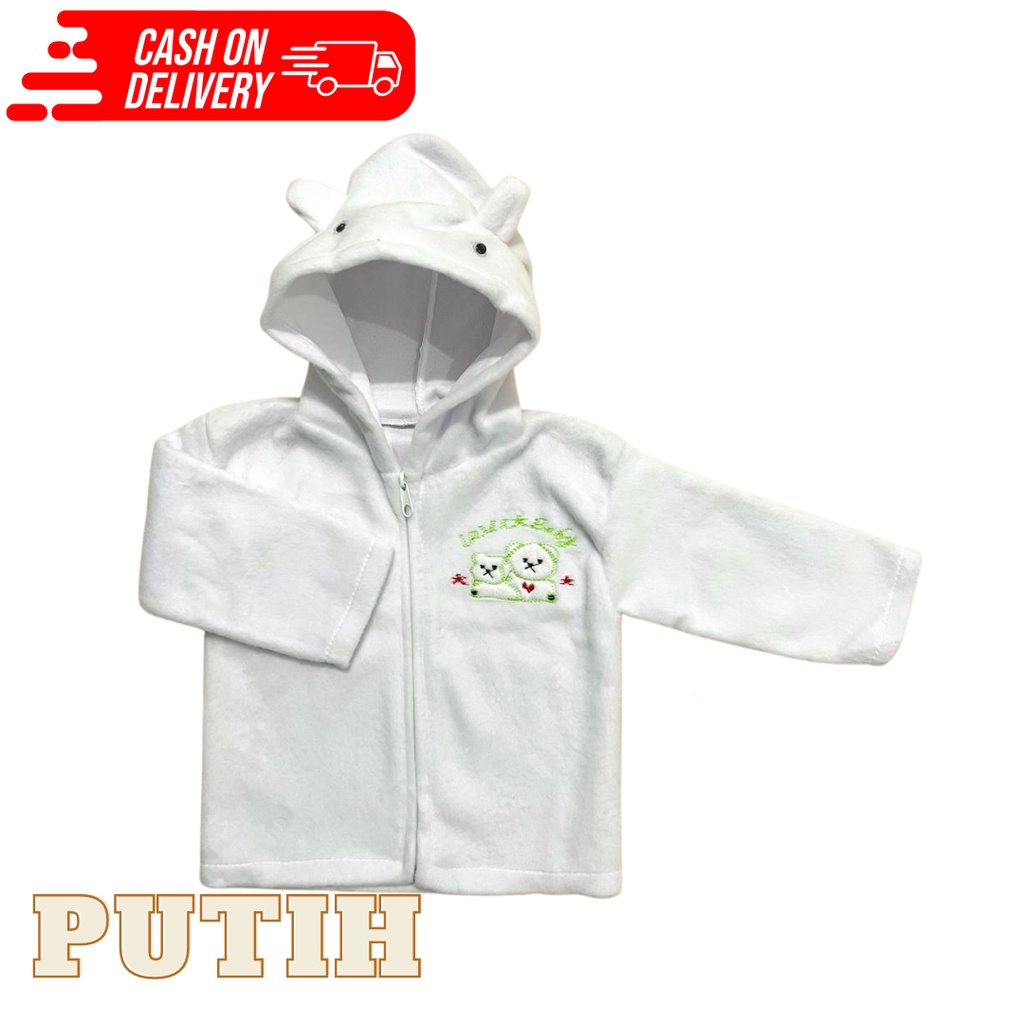 Cod Jaket Anak Perempuan Laki Model Hoodie Usia 3-12 Bulan Baju Baby Gracia