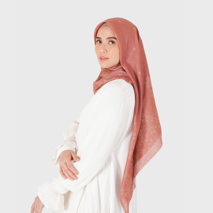 DOA - LUNARIA SCARF - TERACOTTA