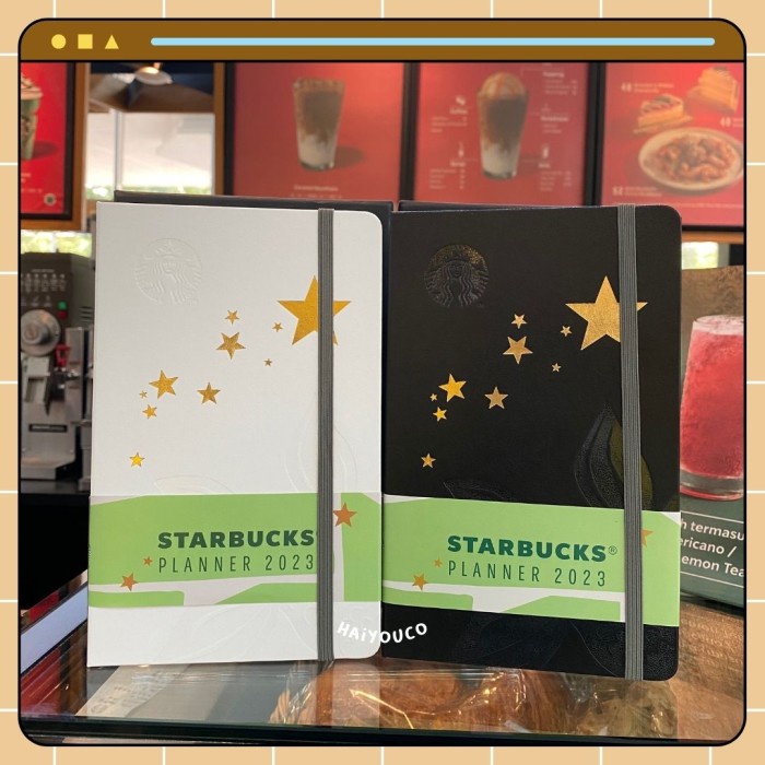 

Agenda Starbucks Planner 2023 / Planner Book Starbucks 2023 / Journal Book