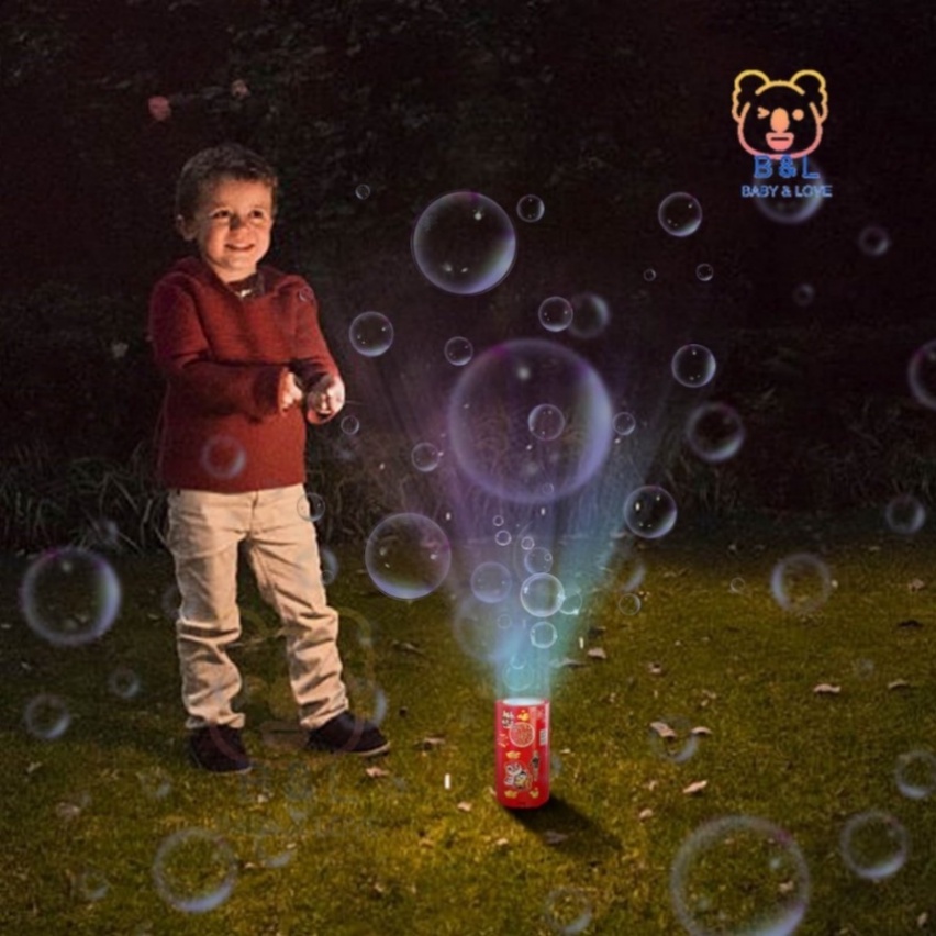 Kms 2023mainan Tahun Baru Firework Bubble Machine Gelembung Untuk Anak-Anak Gelembung Mesin Dengan Lampu Otomatis 13lubang Kembang Api Bubble Machine Untuk Pernikahan CNY Atmosphere Mainan Anak Hadiah