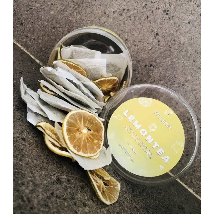waqiah lemontea original isi 40pcs