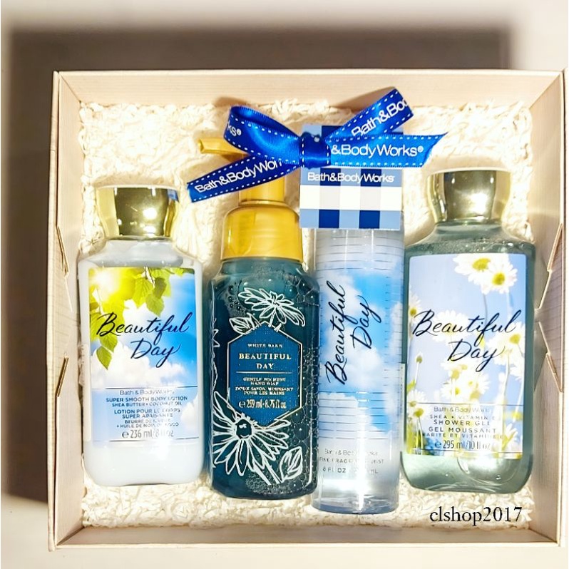 BBW BEAUTIFUL DAY GIFT SET PAKET BATH &amp; BODY WORKS