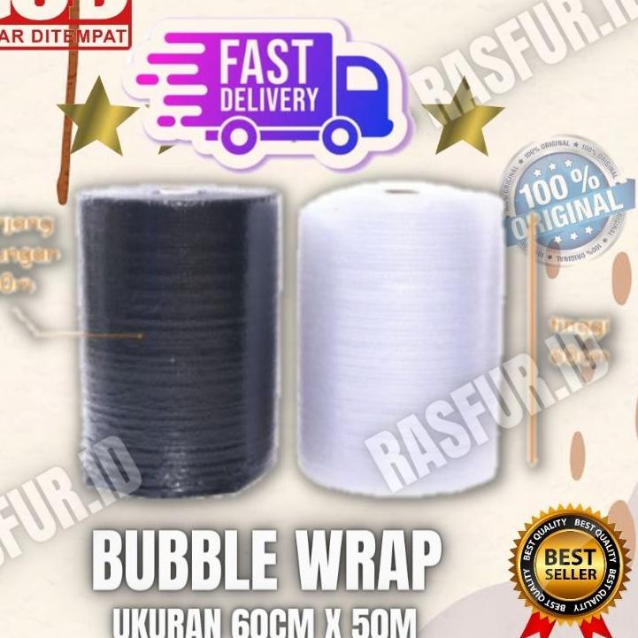 

♚♚ Bubble Wrap Ukuran 60CM x 50M Tebal Premium