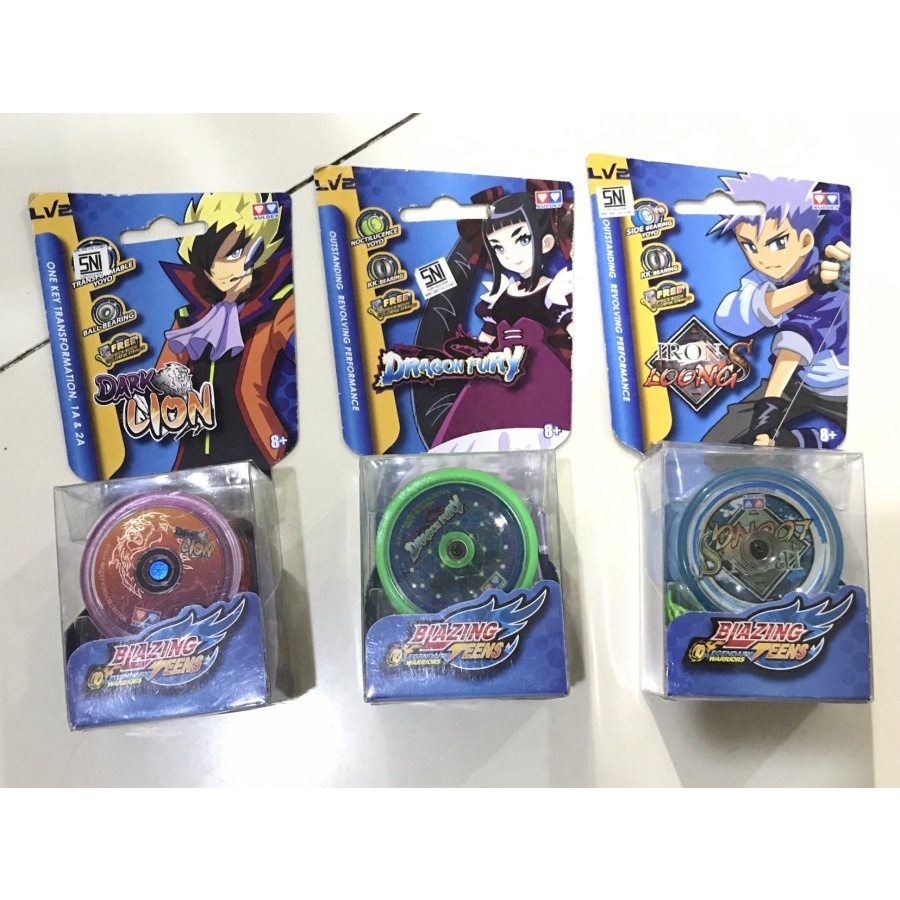 YOYO AULDEY BLAZING TEENS ORIGINAL IRON LOONG DARK LION DRAGON FURY LV