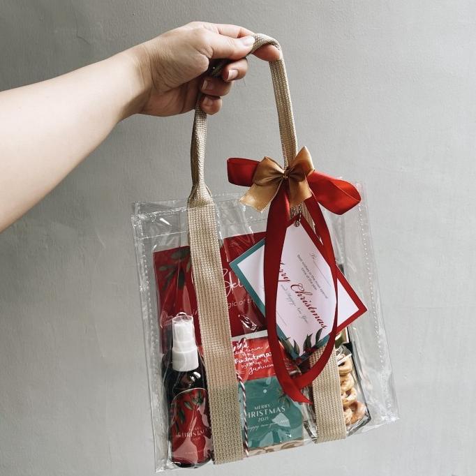 

[DIJUAL] HAMPERS NATAL CHRISTMAS GOODIE BAG TOTE BAG [TERLARIS] H64654GRT