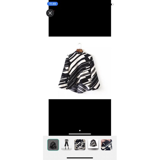 preloved zara blouse