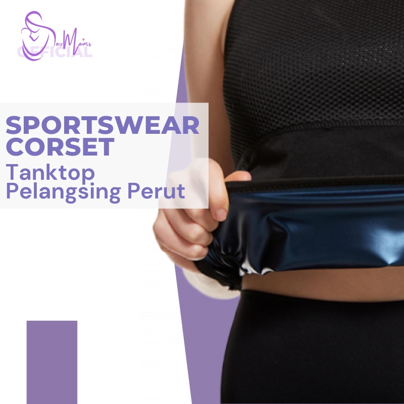 Baju Olahraga Pelangsing Pembakar Lemak Perut Buncit Wanita CAMI Tengtop Silver Alat Penurun Berat Badan Pinggang Korset Olahraga Joging Jogging Senam Gym Fitness Pembakar Lemak Wanita Cewek Pakaian Dalam Underwear Sauna Pembakar Lemak Tubuh Wanita