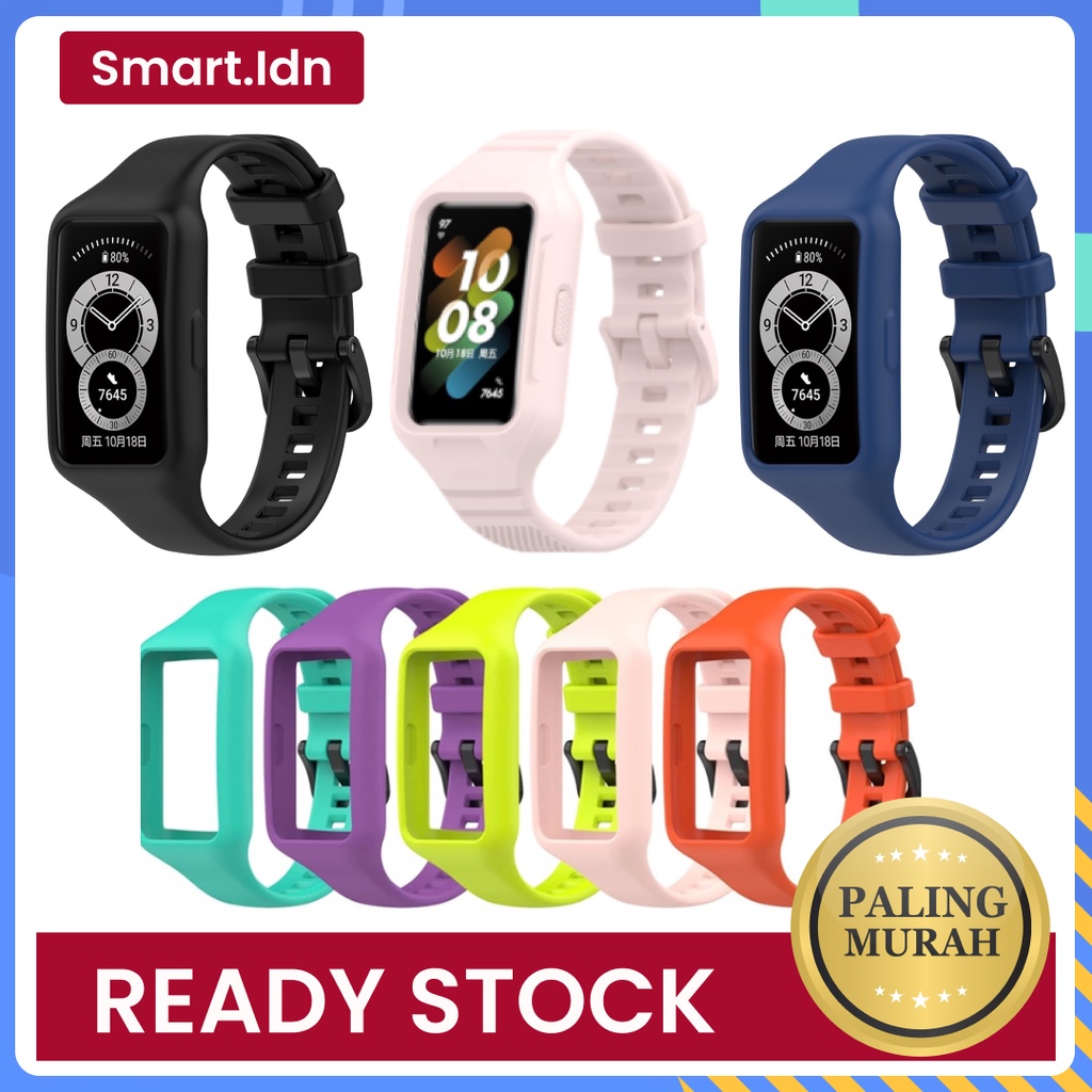 2 in 1 Huawei Band 6 7 Silicone Strap Honor Band 6 TPU Soft Replacement Bracelet