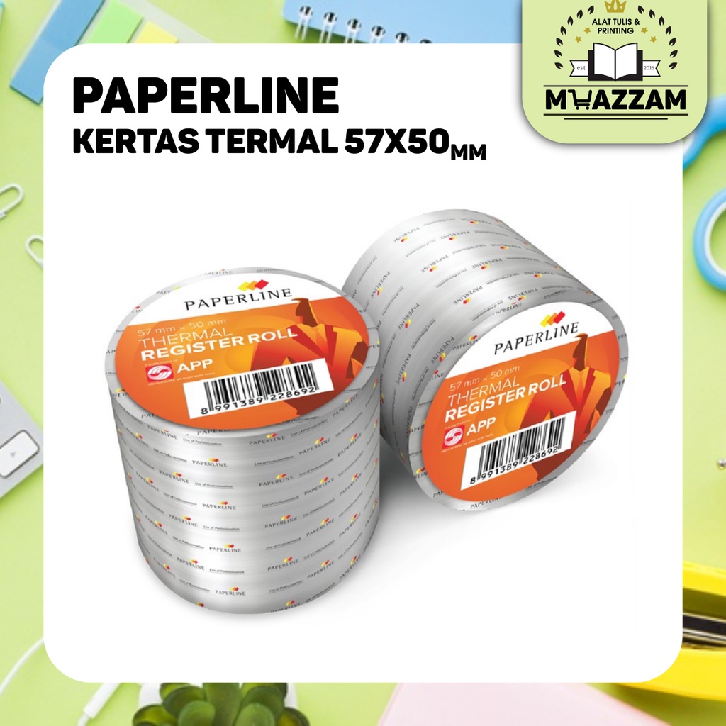 

Paperline Kertas Thermal Roll 57x50 mm