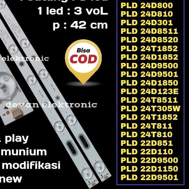 limited STOCKbacklight tv led polytron pld 24D8511 pld 24D8520 lampu led backlight polytron pld24D85