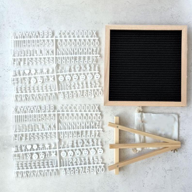 

[Q(75 ✪) Papan Nama Bayi / Felt Letter Board Set / Papan Huruf Letter Board / Letter Board / Sudah Termasuk Huruf / Papan Nama Huruf top produk