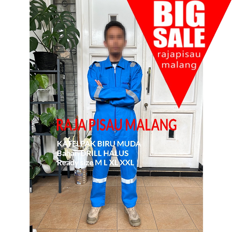 RPM Wearpack Safety Coverall katelpak terusan BIRU BENHUR