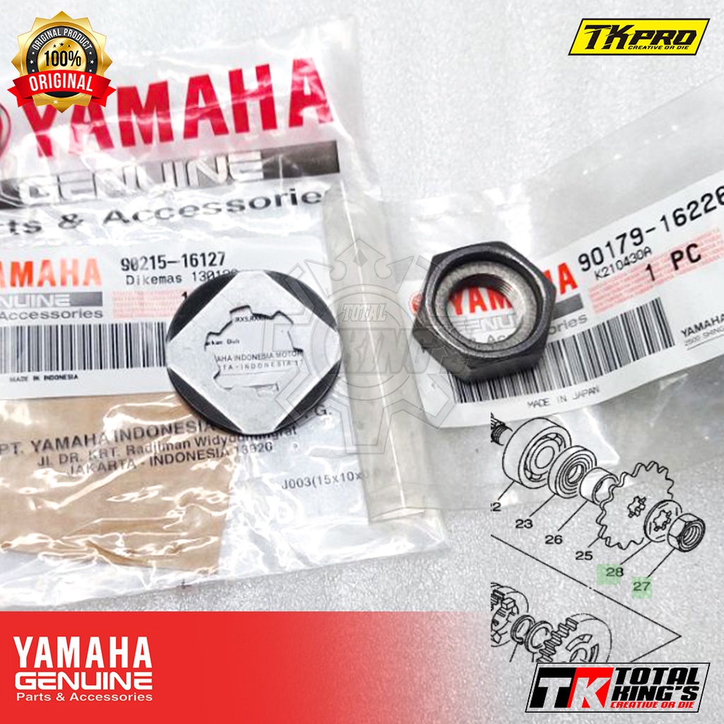 MUR DAN RING GEAR DEPAN RX KING RXKING RX K ORIGINAL