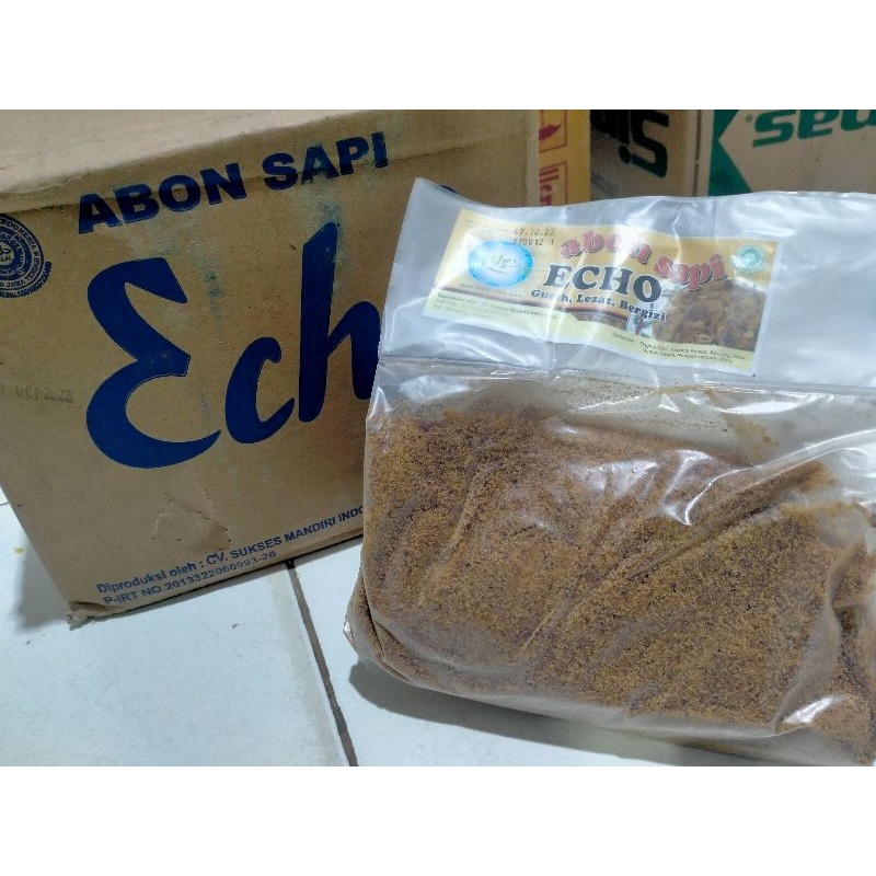 

Abon sapi Echo 250gr/500gr/1kg