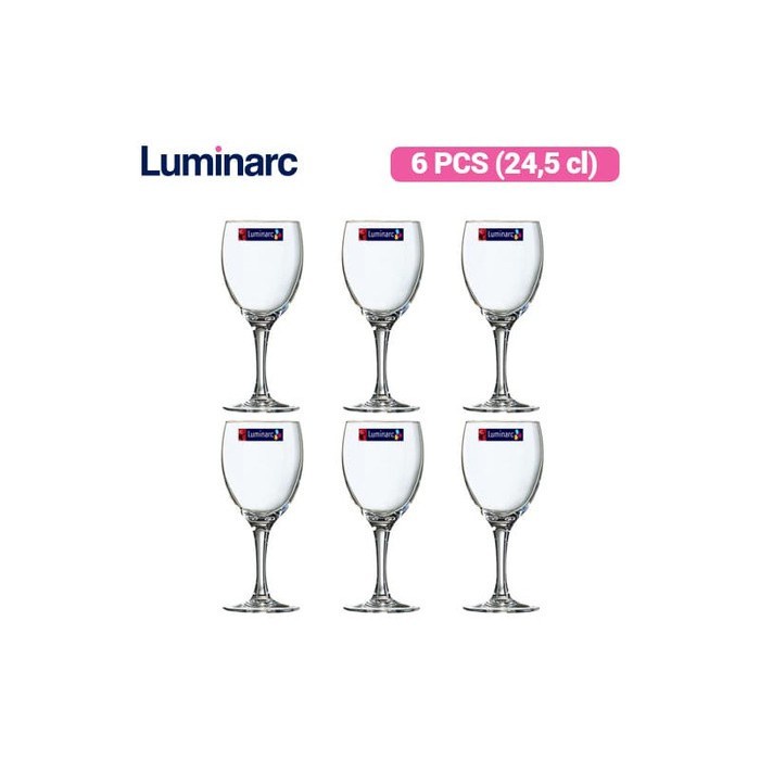 LUMINARC Elegance Wine Glass 24.5 cl 13735 - 1 PCS