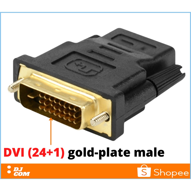 Adapter Converter DVI 24+1 Male to HDTV Female