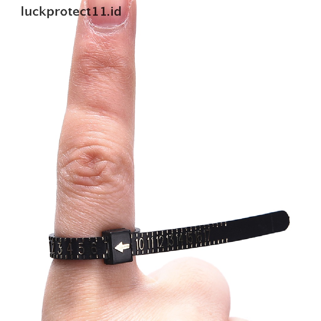 /Fashion Hot//// Ring Sizer US/Eropa/UK Tape Ruler Pengukur Jari Alat Ukur Pengukur Perhiasan.